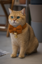 Velvet Cat Collar Luxury Cat Collar Personalized with Name Plate Bell Bow tie