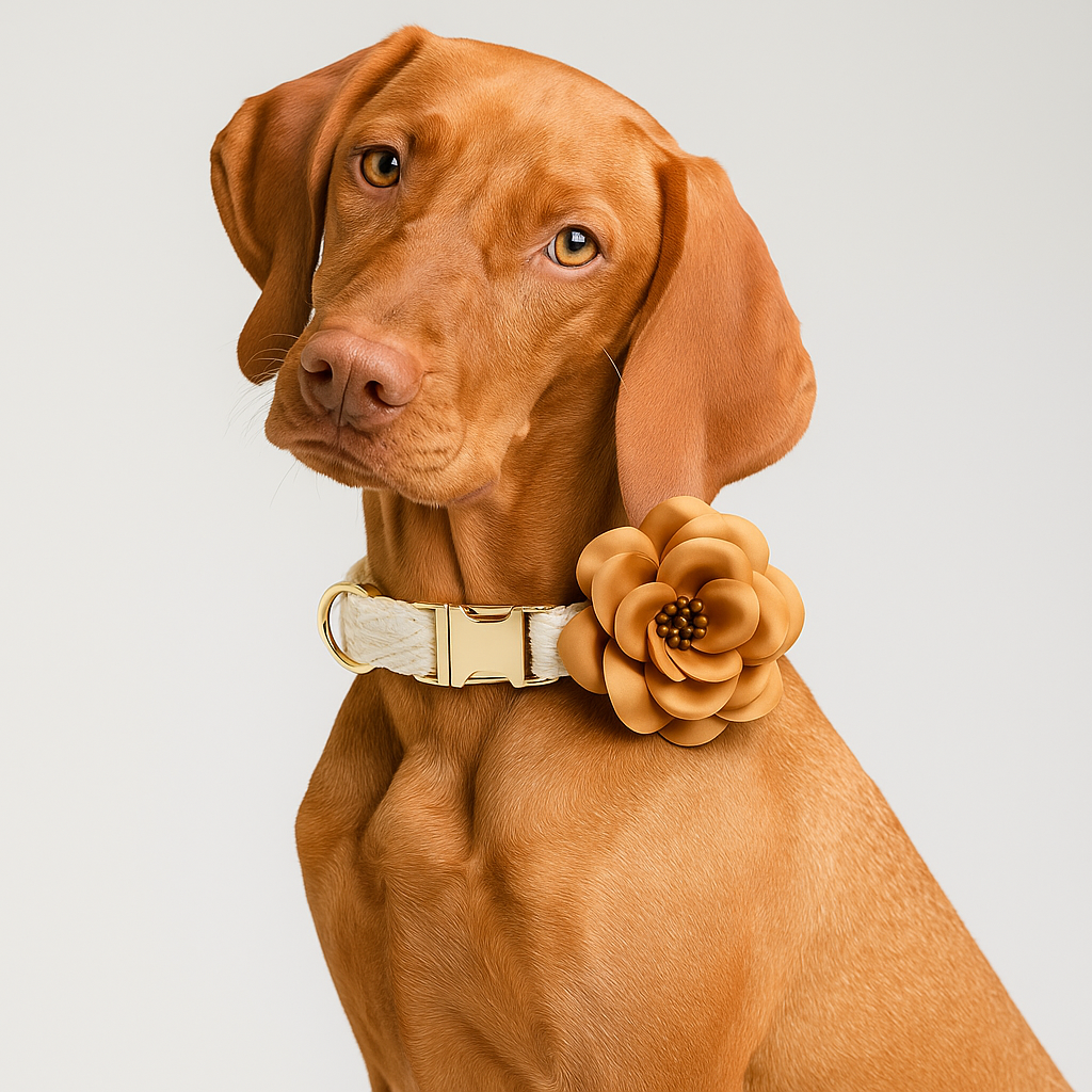 Lace Personalized Dog Collar, Leash & Harness Set