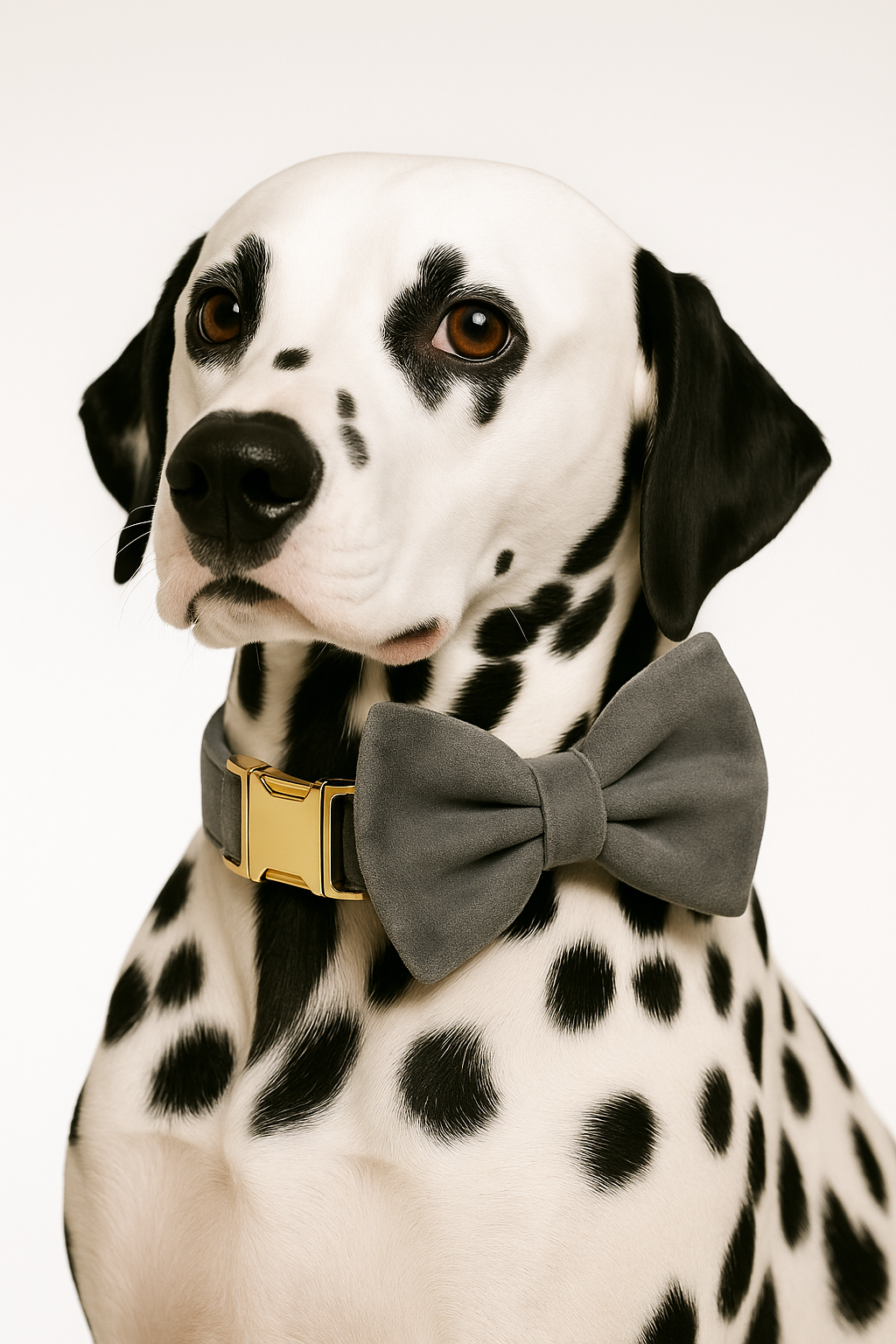 Dark Grey Velvet Personalized Dog Collar, Leash & Harness Set