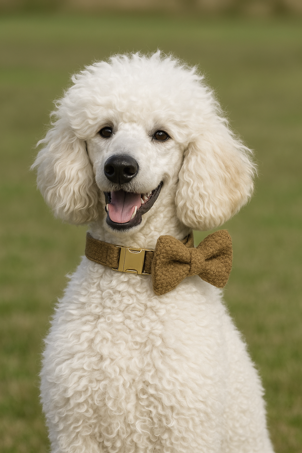 Lambskin Personalized Dog Collar, Leash & Harness Set