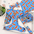 Designed Blue Hot Dog Vest Set