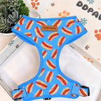 Designed Blue Hot Dog Vest Set