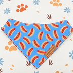 Designed Blue Hot Dog Vest Set