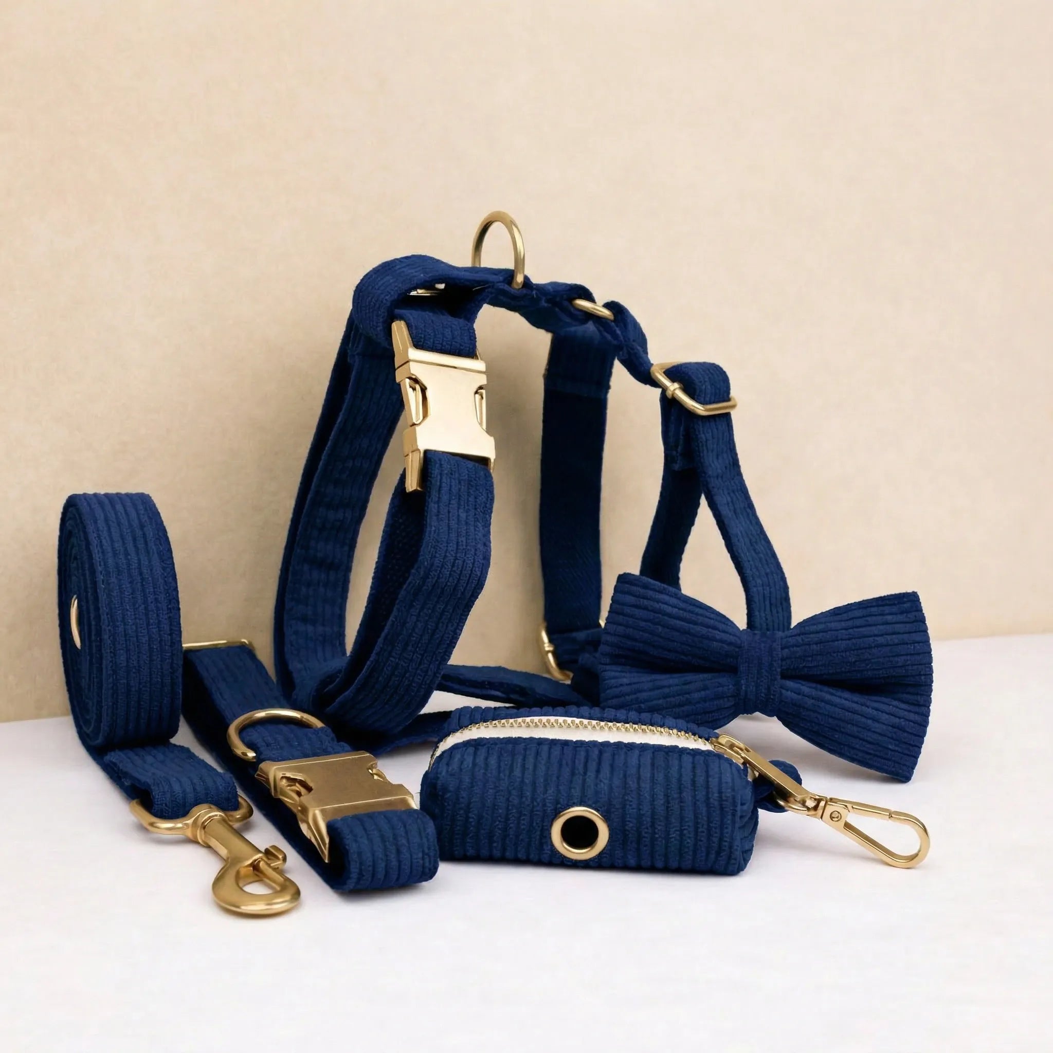 DDPaws  Purplish Blue Corduroy Set