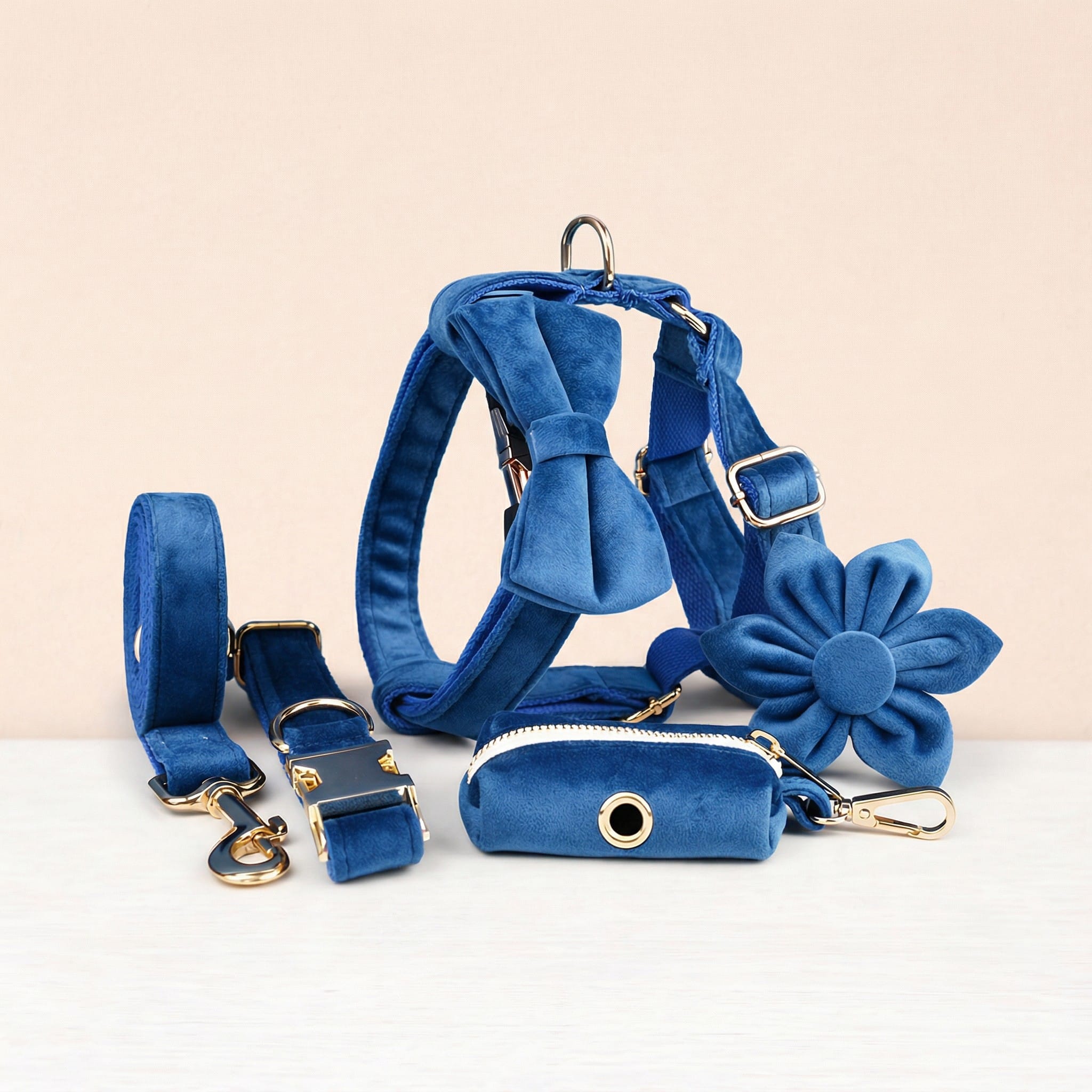 D&D Paws  Blue Velvet Set