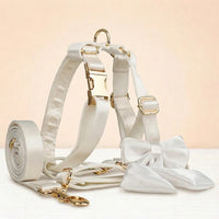 Wedding Pure White Satin Set