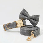 D&D Paws Gray Plaid Set