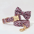 Pink Leopard Velvet Set