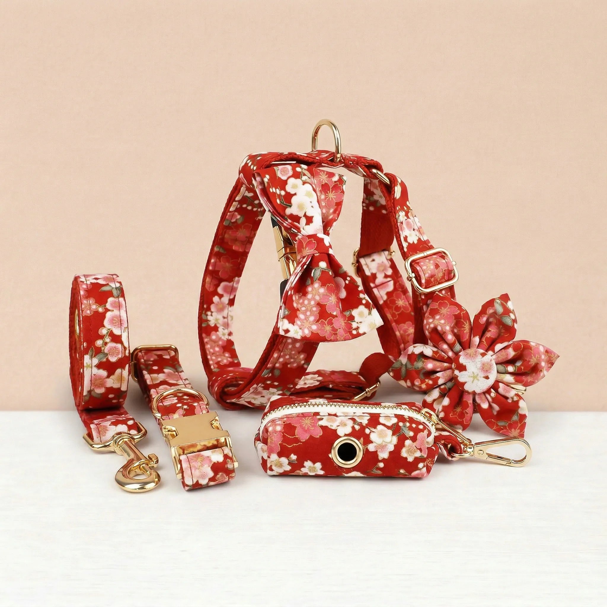 D&D Paws Ruby Bloom Floral Set