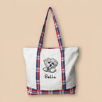 Embroidered Canvas Tote Bag