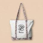 Embroidered Canvas Tote Bag