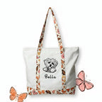 Embroidered Canvas Tote Bag