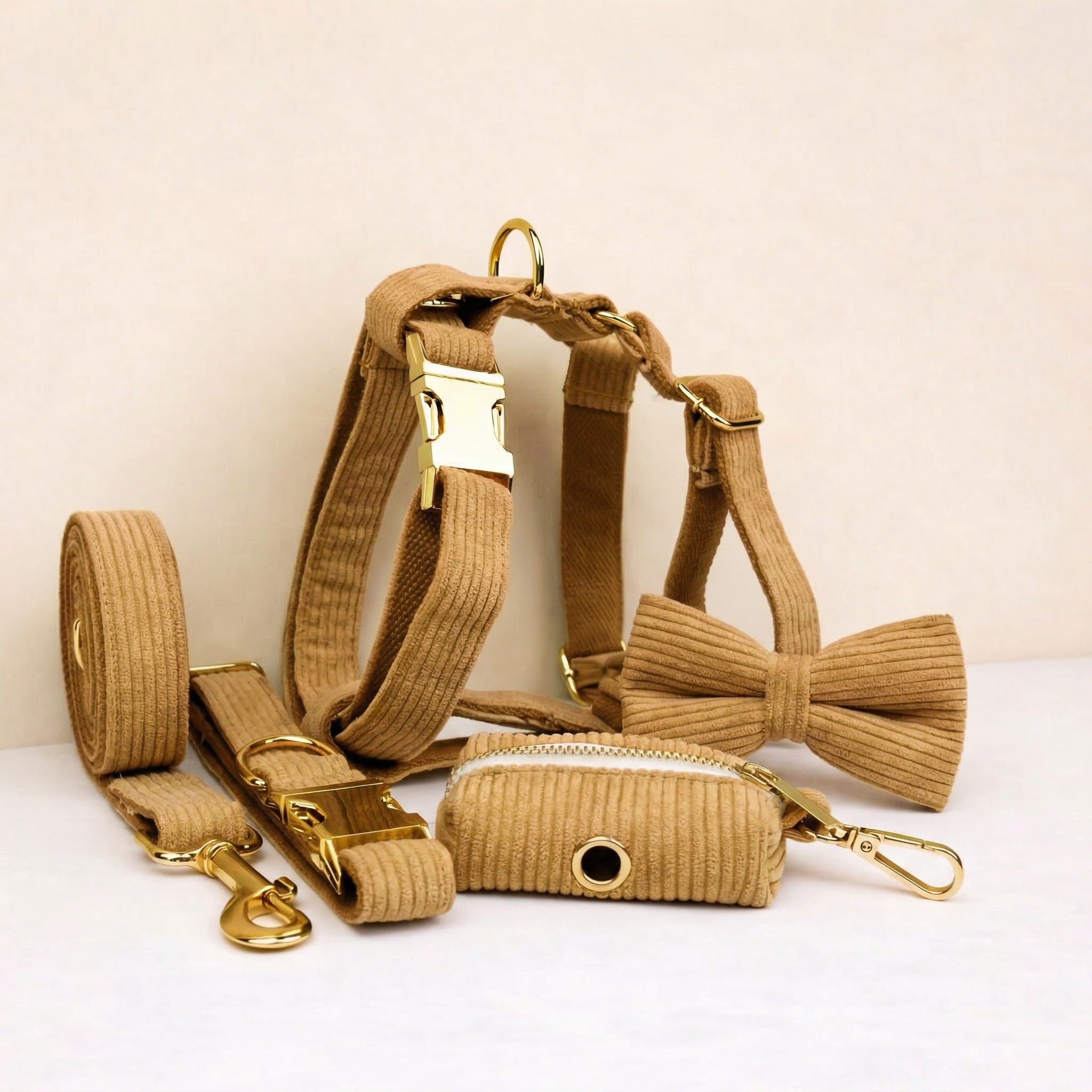 D&D Paws  Caramel Corduroy Set