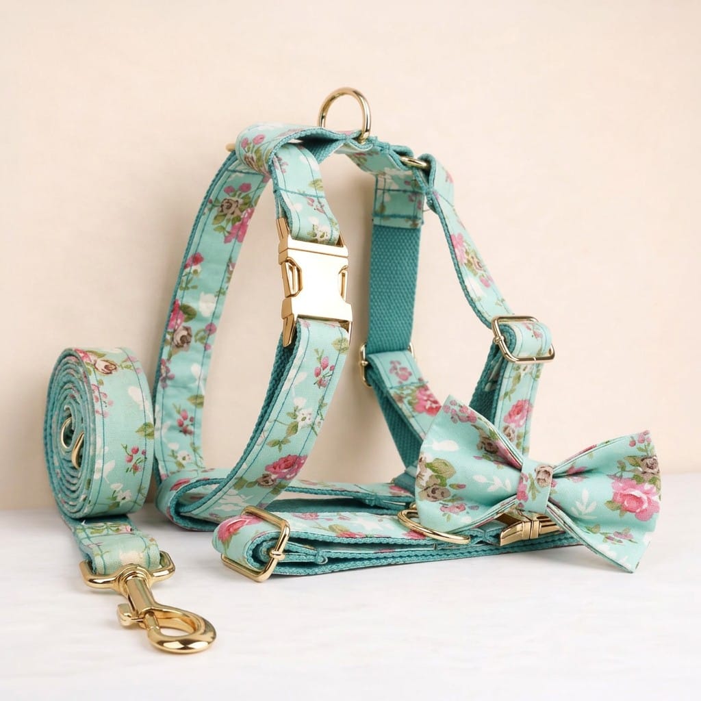 D&D Paws  Blue Blossom Floral Set