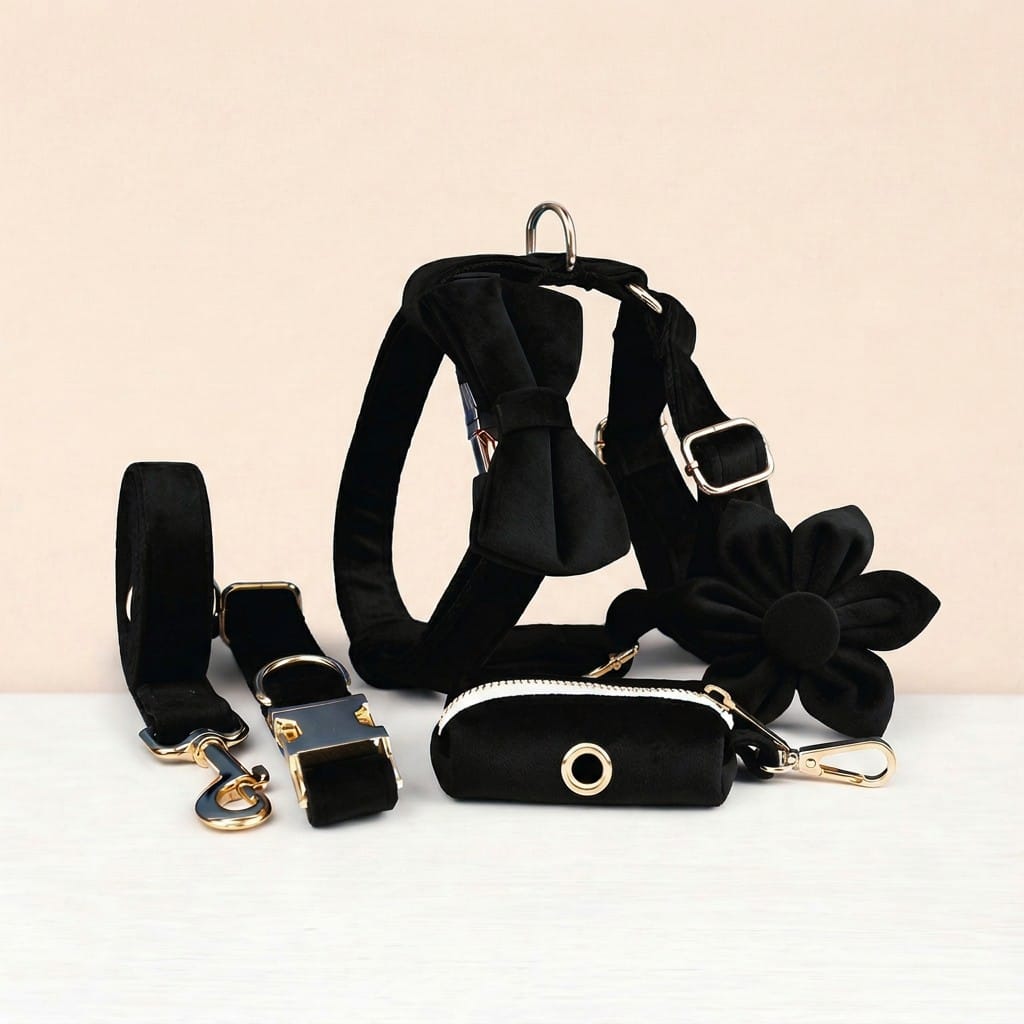 D&D Paws  Black Velvet Set