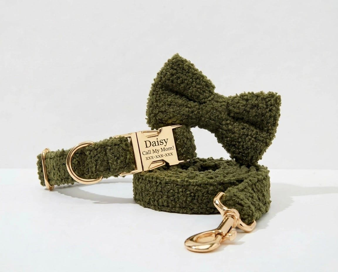 D&D Paws Cozy Olive Teddy Set