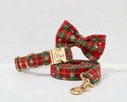 D&D Paws Christmas Plaid Set