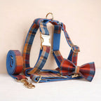D&D Paws  Midnight Copper Plaid Set