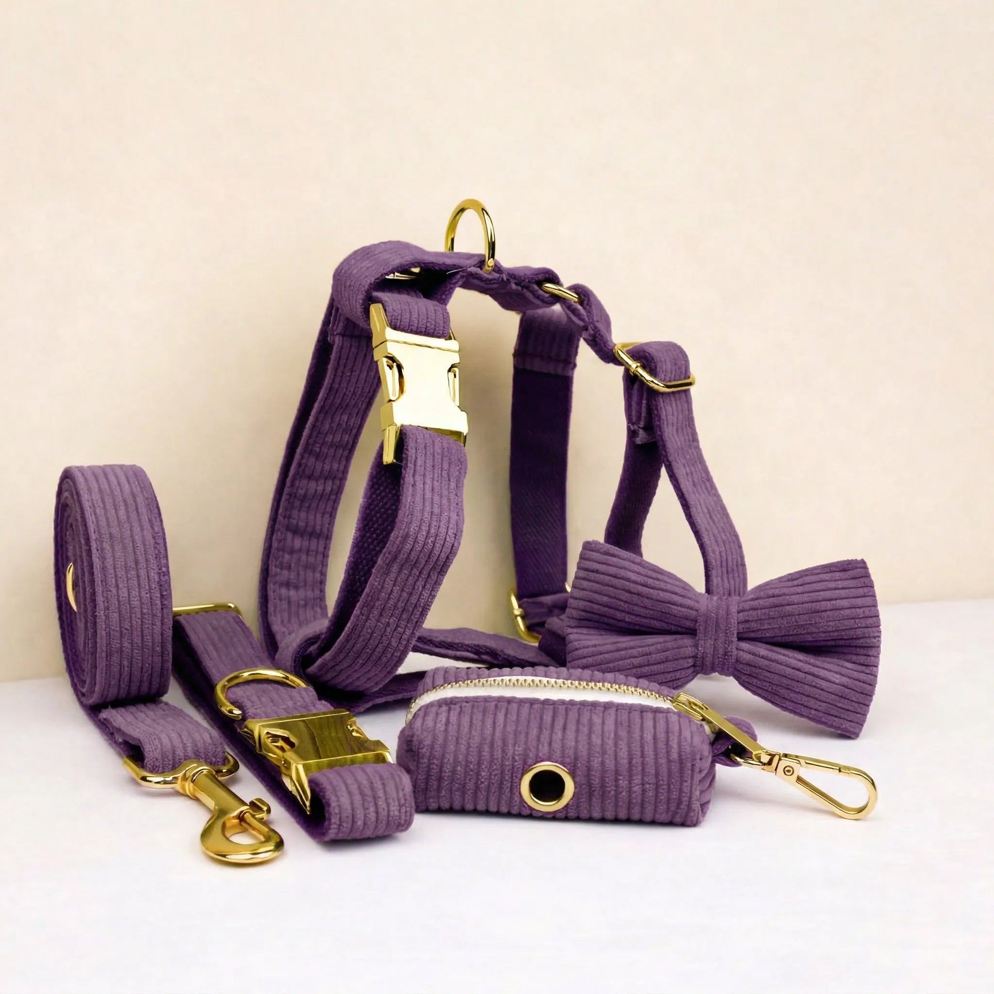 DDPaws  Purple Corduroy Set