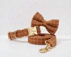 D&D Paws Classic Brown Plaid Set