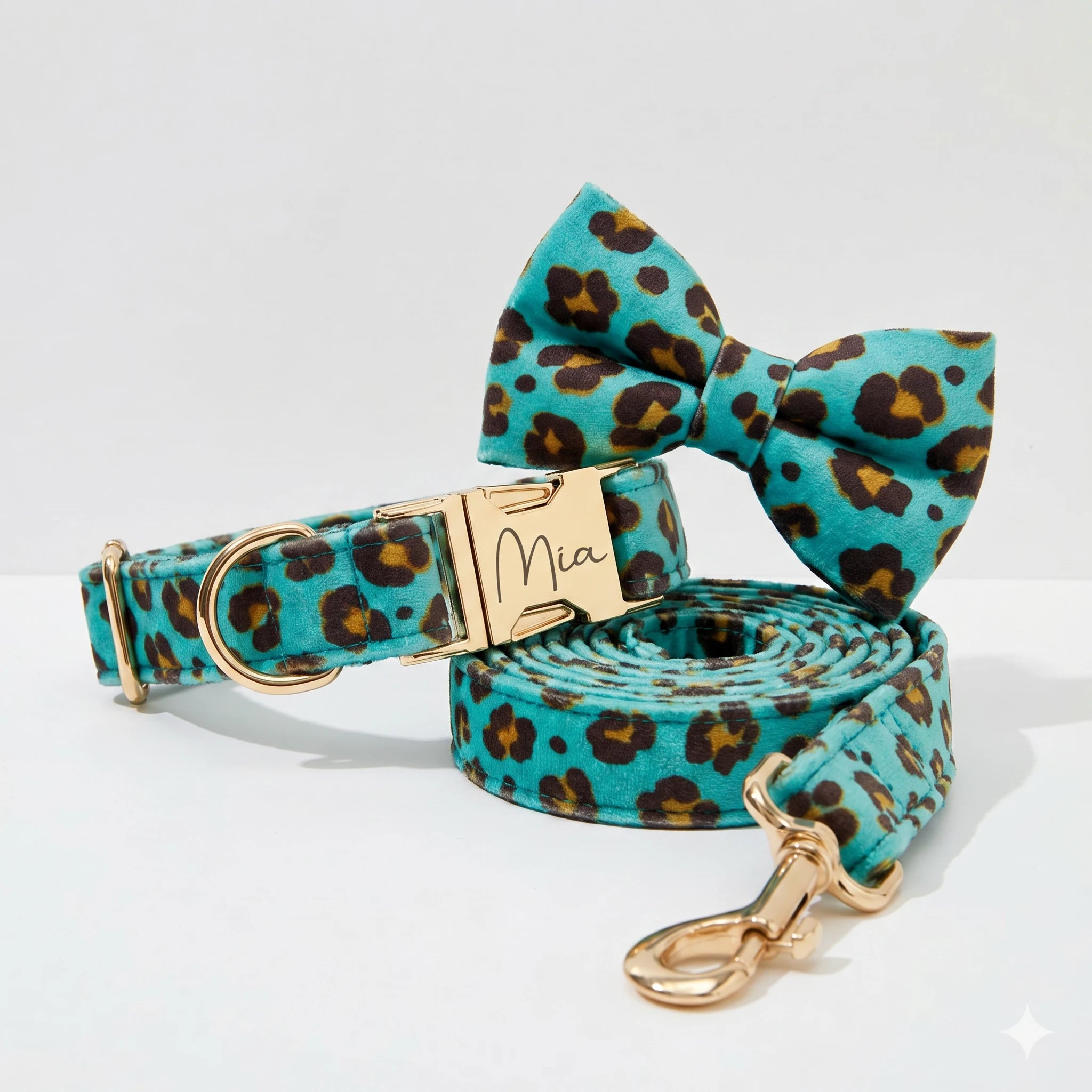 Aqua Leopard Set