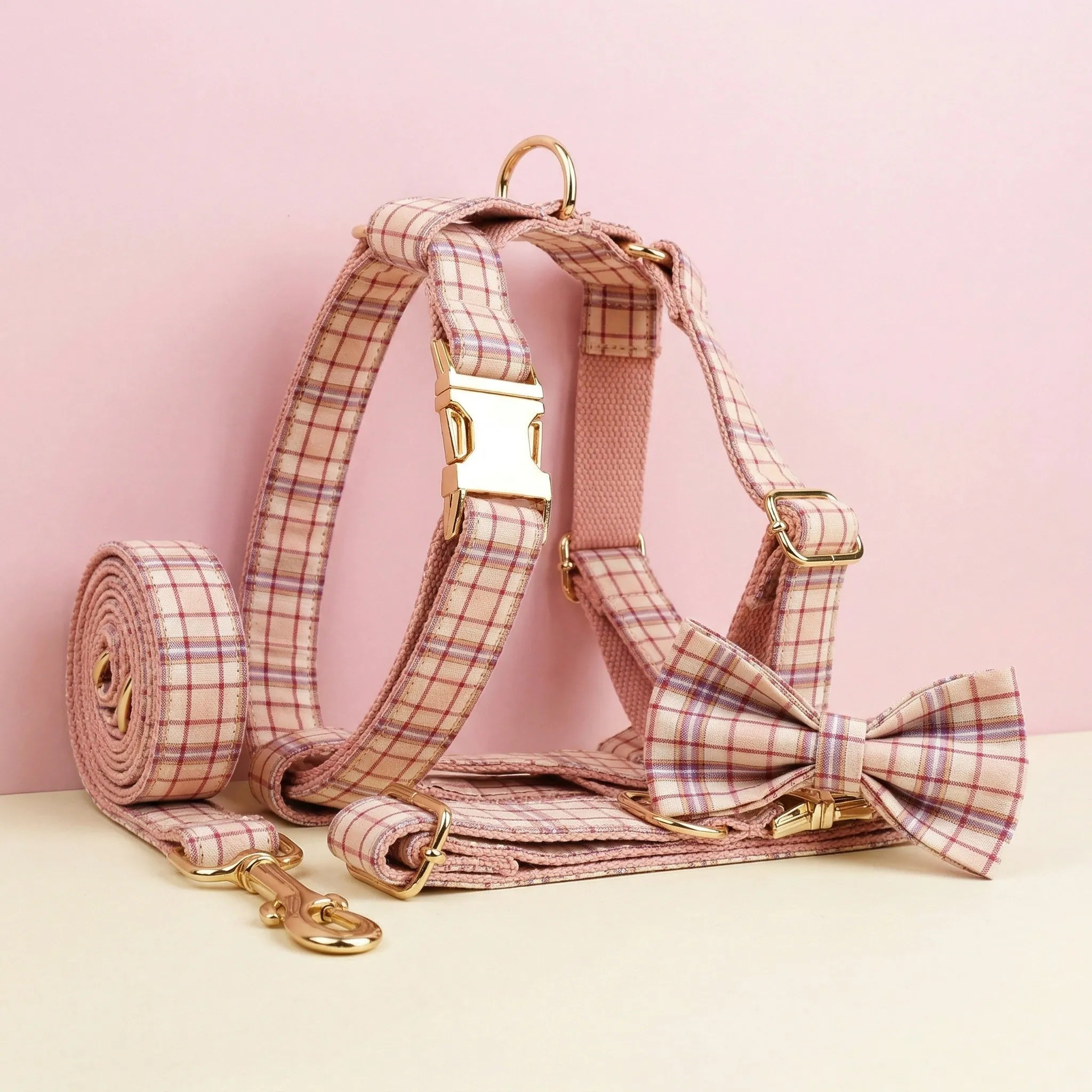 DDPaws  Barony Rose Plaid Set
