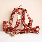 DDPaws  Red Bloom Floral Set