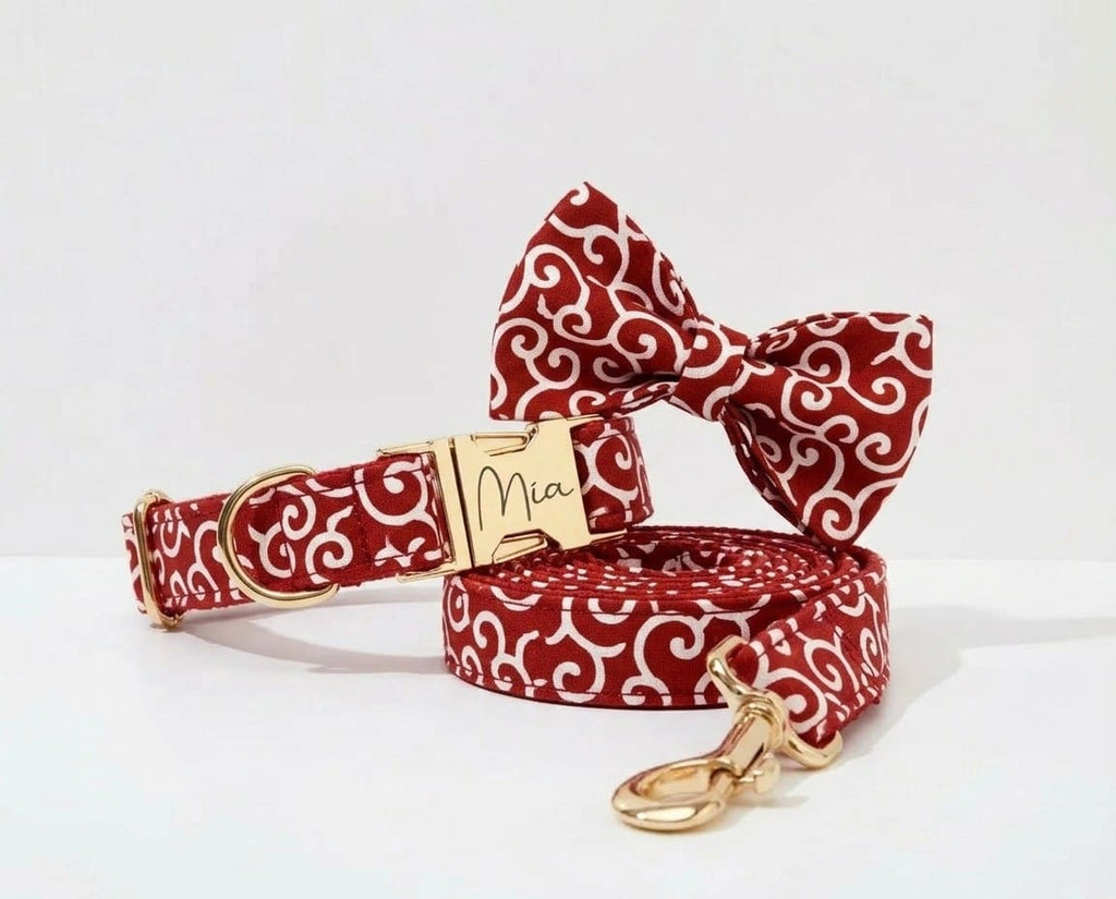 D&D Paws Red Swirl Print Set