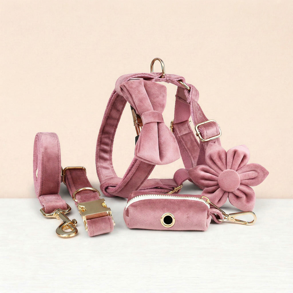 D&D Paws  Pink Velvet Set