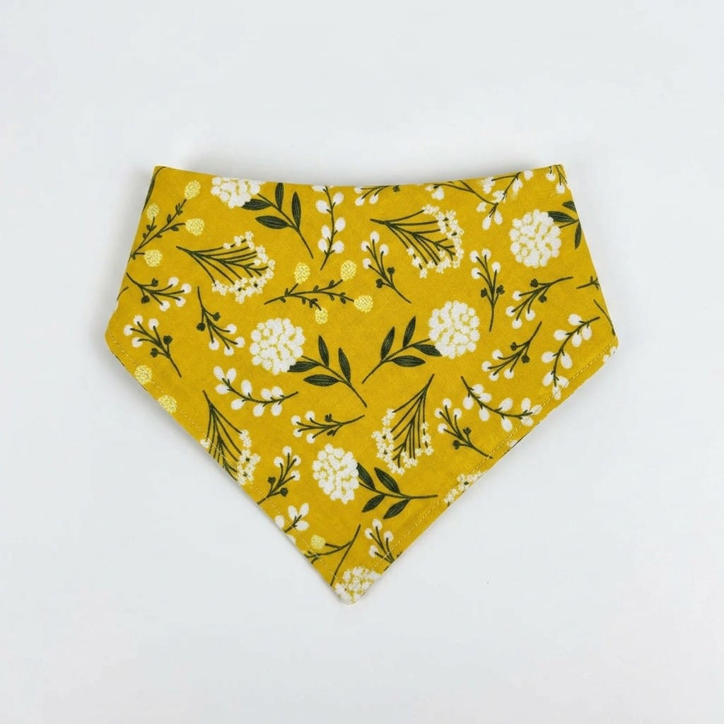 D&D Paws Bandana Designed Sunny Floral Dog Vest Set