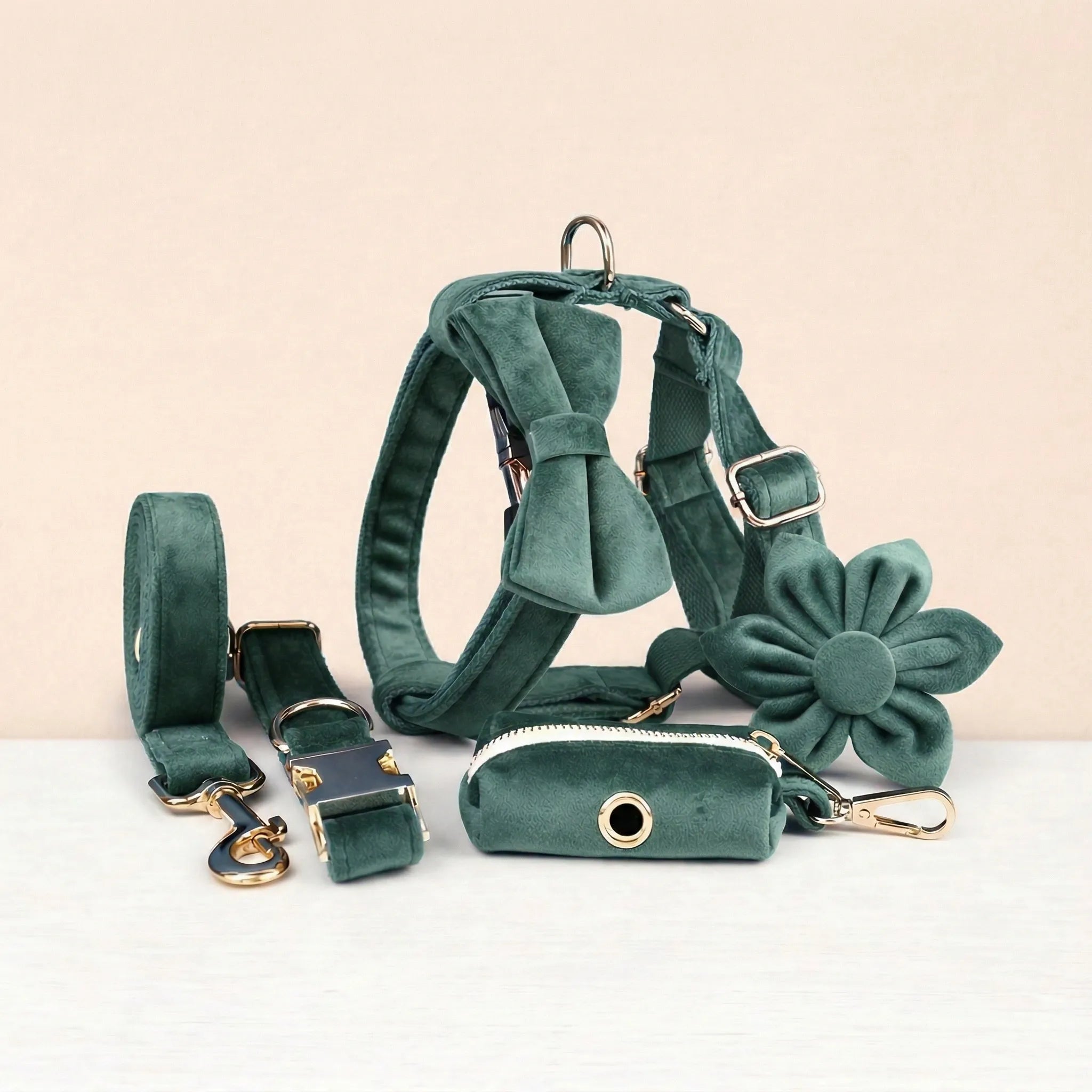 D&D Paws  Velvet Forest Teal Set