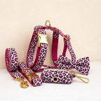 DDPaws  Pink Leopard Velvet Set