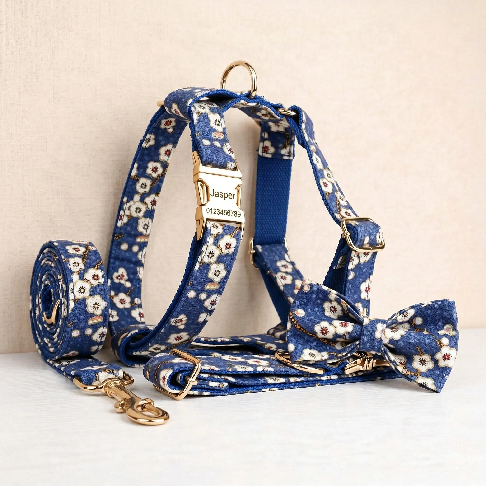 DDPaws  Blue Bloom Soft Floral Set