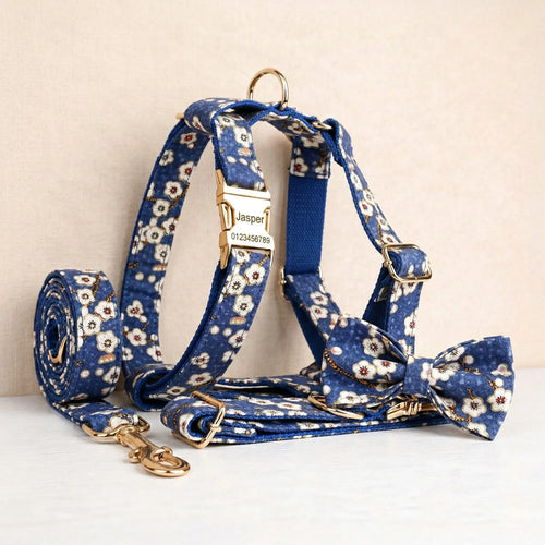 DDPaws  Blue Bloom Soft Floral Set