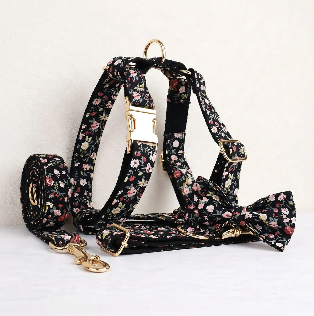D&D Paws  Midnight Blossom Floral Set