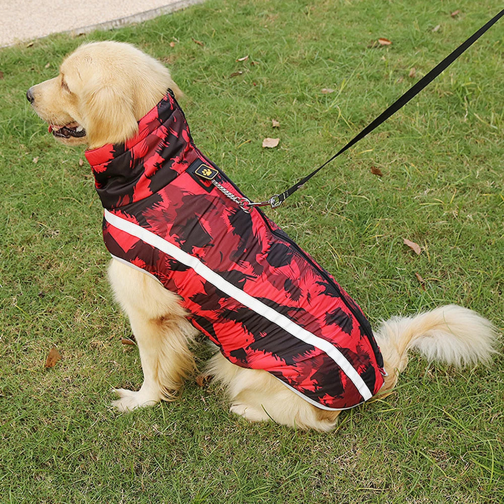 Waterproof Reflective Dog Jacket – Warm Winter Coat for Large & Small Breeds
