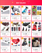 Waterproof Winter Dog Coat with Harness – Warm Jacket for Large Dogs