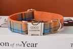 Grid Design Personalized Dog Collar, Leash & Harness Set