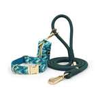 DDPaws Personalized Rope Dog Collar Leash Set