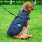 Waterproof Winter Dog Jacket with Built-in Harness – Warm Coat for Small & Large Breeds