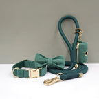 Personalized Corduroy Dog Walking Set