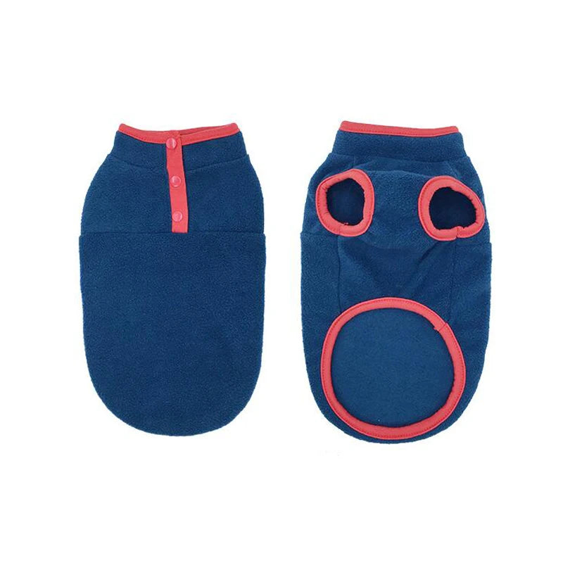 Fleece Dog Vest – Warm & Cozy Jacket for Small Dogs and Cats