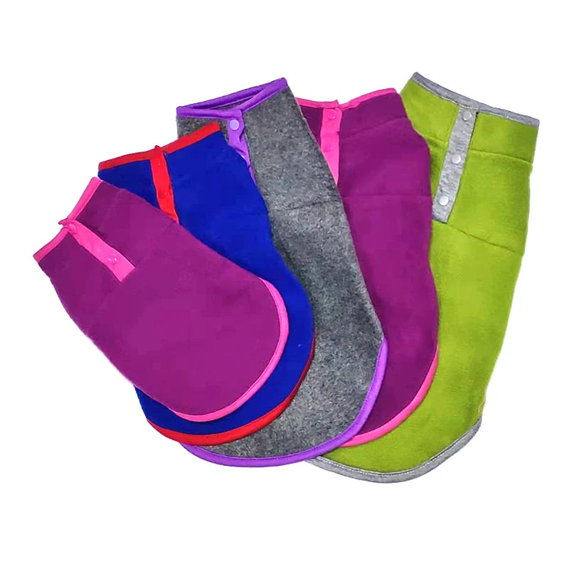 Fleece Dog Vest – Warm & Cozy Jacket for Small Dogs and Cats
