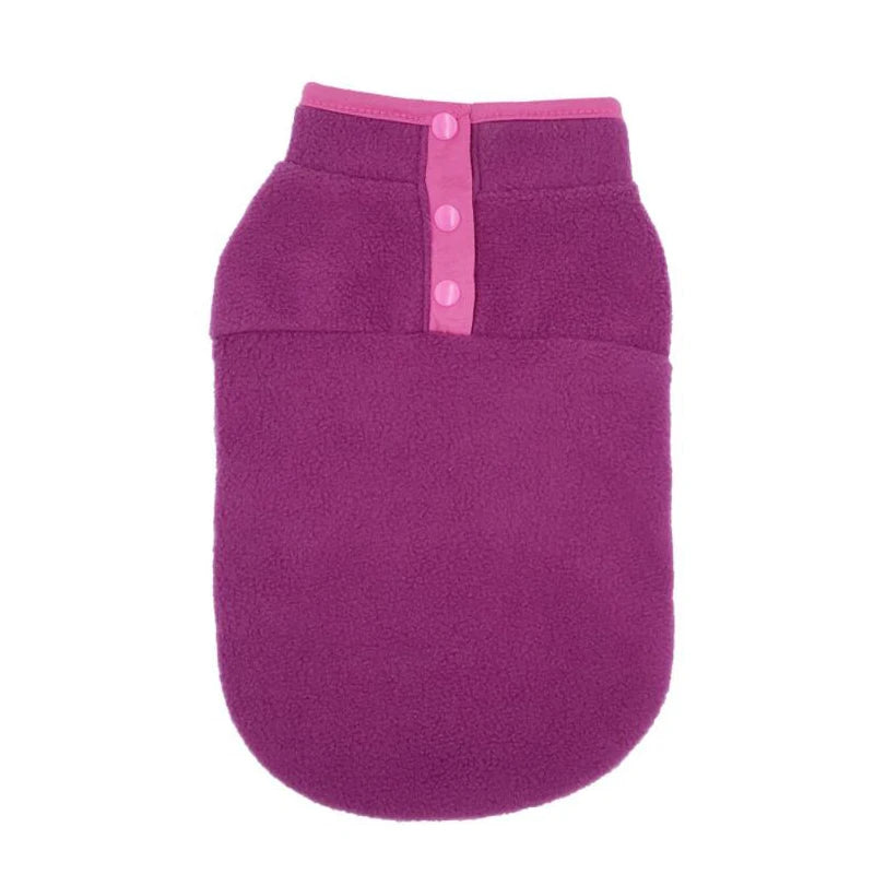 Fleece Dog Vest – Warm & Cozy Jacket for Small Dogs and Cats