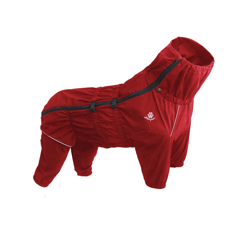 Waterproof Reflective Dog Jumpsuit – Warm Winter Outdoor Coat for All Breeds