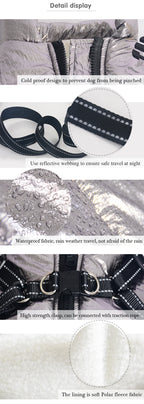 Waterproof Winter Dog Jacket with Built-in Harness – Warm Coat for Small & Large Breeds