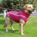 Waterproof Winter Dog Coat – Padded Fleece Jacket for Large Dogs