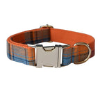 Grid Design Personalized Dog Collar, Leash & Harness Set