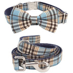 DDPaws  Designed Blue Brown Plaid Set [Made-to-Order]
