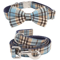 Designed Blue Brown Plaid Set [Made-to-Order]